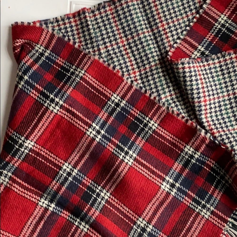 Plaid Blanket Scarf Shawl - Picture 2 of 6
